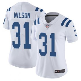 Wholesale Cheap Nike Colts #31 Quincy Wilson White Women\'s Stitched NFL Vapor Untouchable Limited Jersey