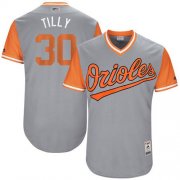 Wholesale Cheap Orioles #30 Chris Tillman Gray "Tilly" Players Weekend Authentic Stitched MLB Jersey
