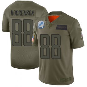 Wholesale Cheap Nike Lions #88 T.J. Hockenson Camo Men\'s Stitched NFL Limited 2019 Salute To Service Jersey