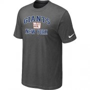 Wholesale Cheap Nike NFL New York Giants Heart & Soul NFL T-Shirt Crow Grey