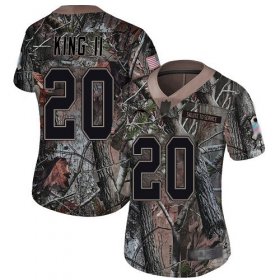 Wholesale Cheap Nike Chargers #20 Desmond King II Camo Women\'s Stitched NFL Limited Rush Realtree Jersey