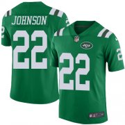 Wholesale Cheap Nike Jets #22 Trumaine Johnson Green Men's Stitched NFL Limited Rush Jersey