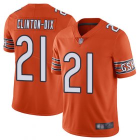 Wholesale Cheap Nike Bears #21 Ha Ha Clinton-Dix Orange Men\'s Stitched NFL Limited Rush Jersey