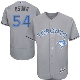 Wholesale Cheap Blue Jays #54 Roberto Osuna Grey Flexbase Authentic Collection Father\'s Day Stitched MLB Jersey