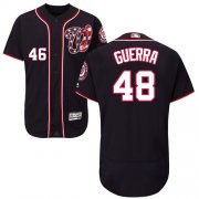 Wholesale Cheap Nationals #48 Javy Guerra Navy Blue Flexbase Authentic Collection Stitched MLB Jersey