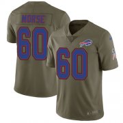 Wholesale Cheap Nike Bills #60 Mitch Morse Olive Men's Stitched NFL Limited 2017 Salute To Service Jersey