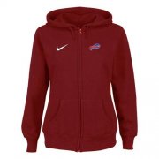 Wholesale Cheap Nike Buffalo Bills Ladies Tailgater Full Zip Hoodie Red