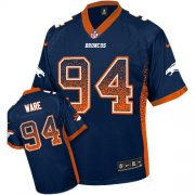 Wholesale Cheap Nike Broncos #94 DeMarcus Ware Navy Blue Alternate Men's Stitched NFL Elite Drift Fashion Jersey