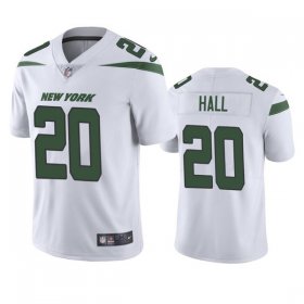 Wholesale Cheap Men\'s New York Jets #20 Breece Hall 2022 White Vapor Untouchable Limited Stitched Jersey