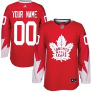 Wholesale Cheap Men's Adidas Maple Leafs Personalized Authentic Red Alternate NHL Jersey