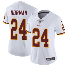Wholesale Cheap Nike Redskins #24 Josh Norman White Women\'s Stitched NFL Vapor Untouchable Limited Jersey
