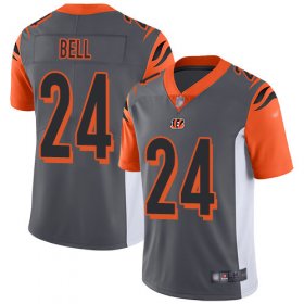 Wholesale Cheap Nike Bengals #24 Vonn Bell Silver Men\'s Stitched NFL Limited Inverted Legend Jersey