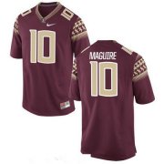 Wholesale Cheap Men's Florida State Seminoles #10 Sean Maguire Red Stitched College Football 2016 Nike NCAA Jersey