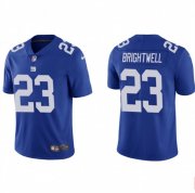 Wholesale Cheap Men's New York Giants #23 Gary Brightwell Blue Vapor Untouchable Limited Stitched Jersey