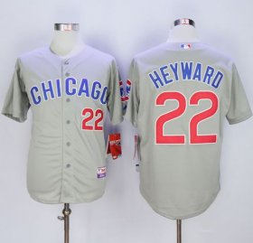 Wholesale Cheap Cubs #22 Jason Heyward Grey Road Cool Base Stitched MLB Jersey