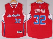 Wholesale Cheap Los Angeles Clippers #32 Blake Griffin Revolution 30 Swingman 2014 New Red Jersey