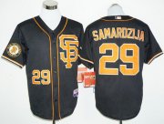 Wholesale Cheap Giants #29 Jeff Samardzija Black 2016 Cool Base Stitched MLB Jersey