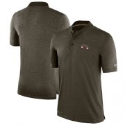 Wholesale Cheap Men's Arizona Cardinals Nike Olive Salute to Service Sideline Polo T-Shirt