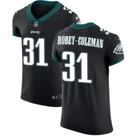 Wholesale Cheap Nike Eagles #31 Nickell Robey-Coleman Black Alternate Men\'s Stitched NFL New Elite Jersey