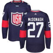 Wholesale Cheap Team USA #27 Ryan McDonagh Navy Blue 2016 World Cup Stitched NHL Jersey