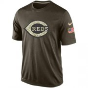 Wholesale Cheap Men's Cincinnati Reds Salute To Service Nike Dri-FIT T-Shirt