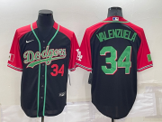 Wholesale Cheap Men's Los Angeles Dodgers #34 Fernando Valenzuela Black Mexican Heritage Culture Night Nike Jersey