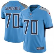 Wholesale Cheap Nike Titans #70 Ty Sambrailo Light Blue Alternate Men's Stitched NFL Vapor Untouchable Limited Jersey