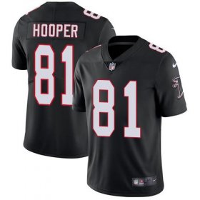 Wholesale Cheap Nike Falcons #81 Austin Hooper Black Alternate Youth Stitched NFL Vapor Untouchable Limited Jersey