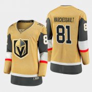 Cheap Vegas Golden Knights #81 Jonathan Marchessault Women 2020-21 Player Alternate Stitched NHL Jersey Gold