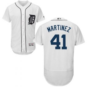 Wholesale Cheap Tigers #41 Victor Martinez White Flexbase Authentic Collection Stitched MLB Jersey