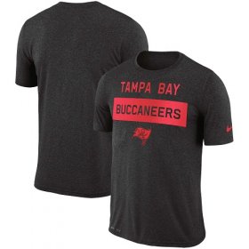 Wholesale Cheap Men\'s Tampa Bay Buccaneers Nike Pewter Sideline Legend Lift Performance T-Shirt