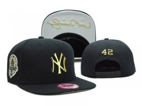 Wholesale Cheap MLB New York Yankees 42 Mariano Rivera snapback caps SF_50559