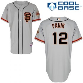 Wholesale Cheap Giants #12 Joe Panik Grey Road 2 Cool Base Stitched MLB Jersey