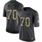 Wholesale Cheap Nike Cowboys #70 Zack Martin Black Men's Stitched NFL Limited 2016 Salute To Service Jersey