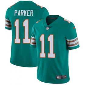 Wholesale Cheap Nike Dolphins #11 DeVante Parker Aqua Green Alternate Men\'s Stitched NFL Vapor Untouchable Limited Jersey
