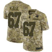Wholesale Cheap Nike Panthers #67 Ryan Kalil Camo Men's Stitched NFL Limited 2018 Salute To Service Jersey