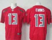 Wholesale Cheap Nike Buccaneers #13 Mike Evans Red Men's Stitched NFL Elite Rush Jersey