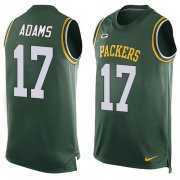 Wholesale Cheap Nike Packers #17 Davante Adams Green Team Color Men's Stitched NFL Limited Tank Top Jersey