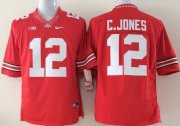 Wholesale Cheap Ohio State Buckeyes #12 Cardale Jones 2014 Red Limited Jersey