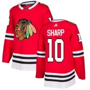 Wholesale Cheap Adidas Blackhawks #10 Patrick Sharp Red Home Authentic Stitched NHL Jersey