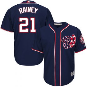 Wholesale Cheap Nationals #21 Tanner Rainey Navy Blue New Cool Base Stitched Youth MLB Jersey