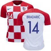 Wholesale Cheap Croatia #14 Bradaric Home Soccer Country Jersey