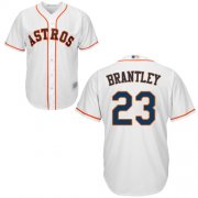 Wholesale Cheap Astros #23 Michael Brantley White New Cool Base Stitched MLB Jersey