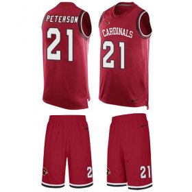 Wholesale Cheap Nike Cardinals #21 Patrick Peterson Red Team Color Men\'s Stitched NFL Limited Tank Top Suit Jersey