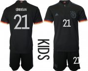 Wholesale Cheap 2021 European Cup Germany away Youth 21 soccer jerseys