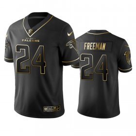 Wholesale Cheap Falcons #24 Devonta Freeman Men\'s Stitched NFL Vapor Untouchable Limited Black Golden Jersey