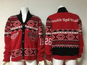 Wholesale Cheap Detroit Red Wings Men\'s NHL Ugly Sweater Red