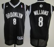 Wholesale Cheap Brooklyn Nets #8 Deron Williams Black Swingman Jersey