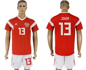 Wholesale Cheap Russia #13 Jikia Home Soccer Country Jersey