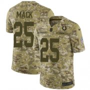 Wholesale Cheap Nike Colts #25 Marlon Mack Camo Men's Stitched NFL Limited 2018 Salute To Service Jersey